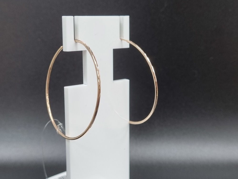 СЕРЬГИ КОНГО без камня (Au 585)