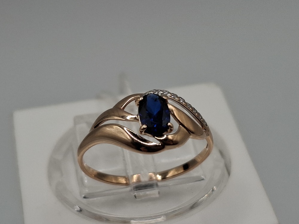 КОЛКМИ585 КОЛЬЦО С КАМНЯМИ (Au 585)