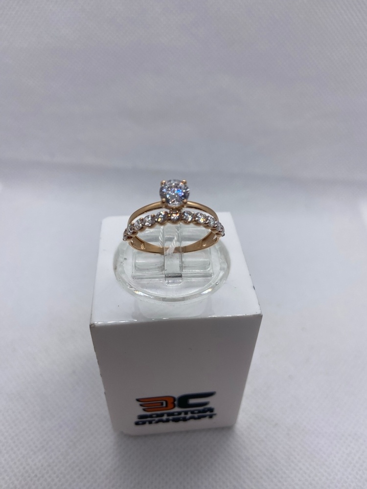 КОЛКМИ585 КОЛЬЦО С КАМНЯМИ (Au 585)