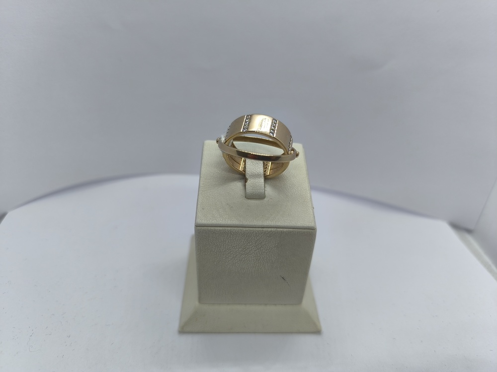 КОЛКМИ585 КОЛЬЦО С КАМНЯМИ (Au 585)