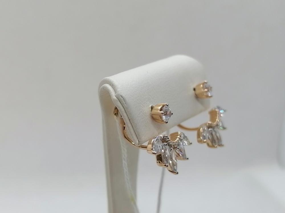 СЕРЬГИ С КАМНЯМИ (Au 585)