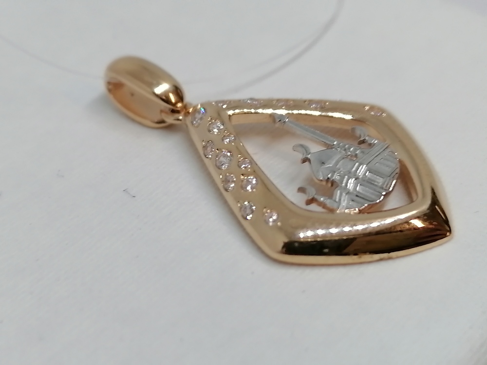 ПОДВЕСКА МЕЧЕТЬ с камнями (Au 585)