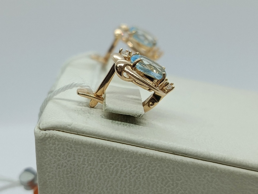 СКМИ585 СЕРЬГИ С КАМНЯМИ (Au 585) СКМИ585 СЕРЬГИ С КАМНЯМИ (Au 585)