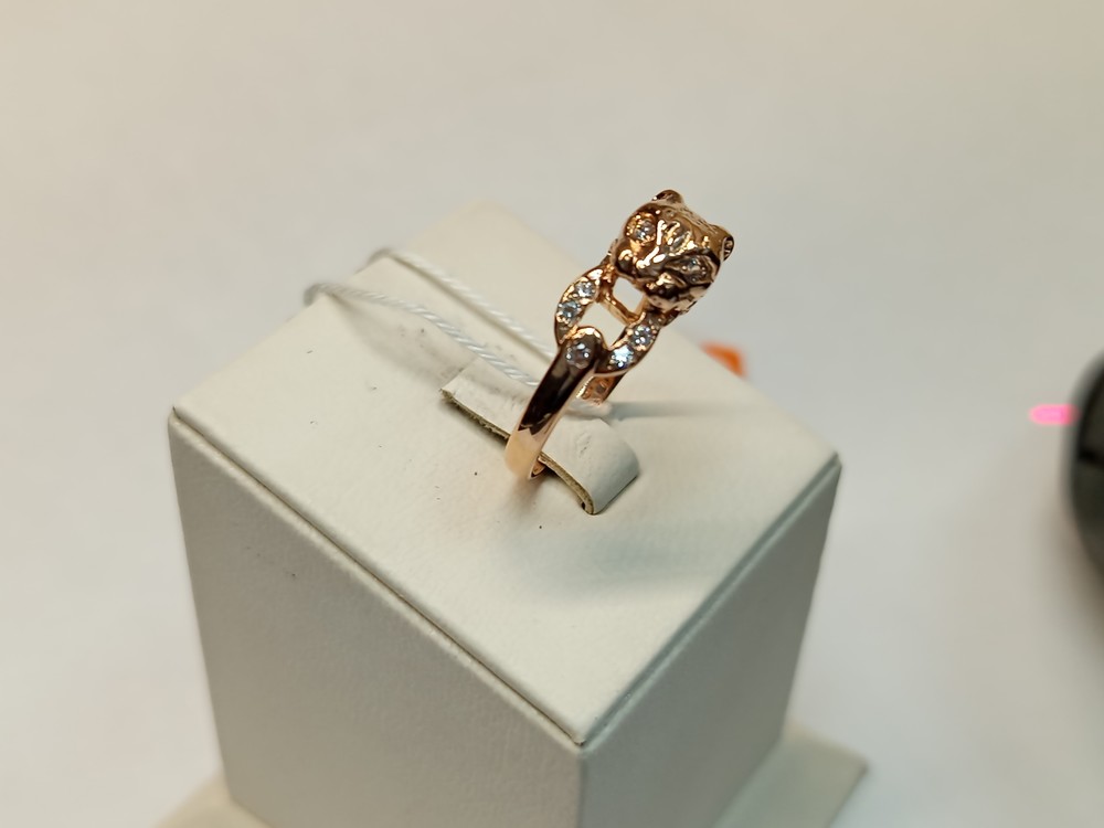 КОЛКМИ585 КОЛЬЦО С КАМНЯМИ (Au 585)