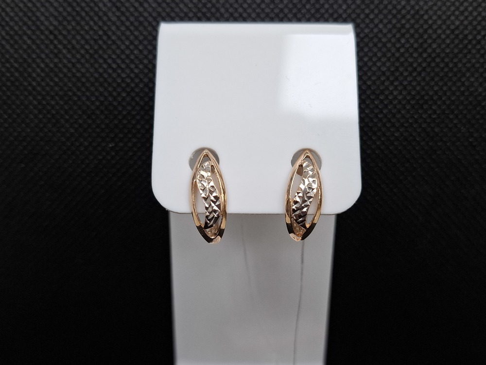 СЕРЬГИ БЕЗ КАМНЯ (Au 585)