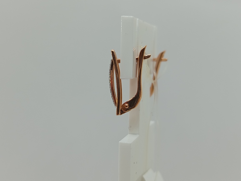 СЕРЬГИ С КАМНЯМИ (Au 585)