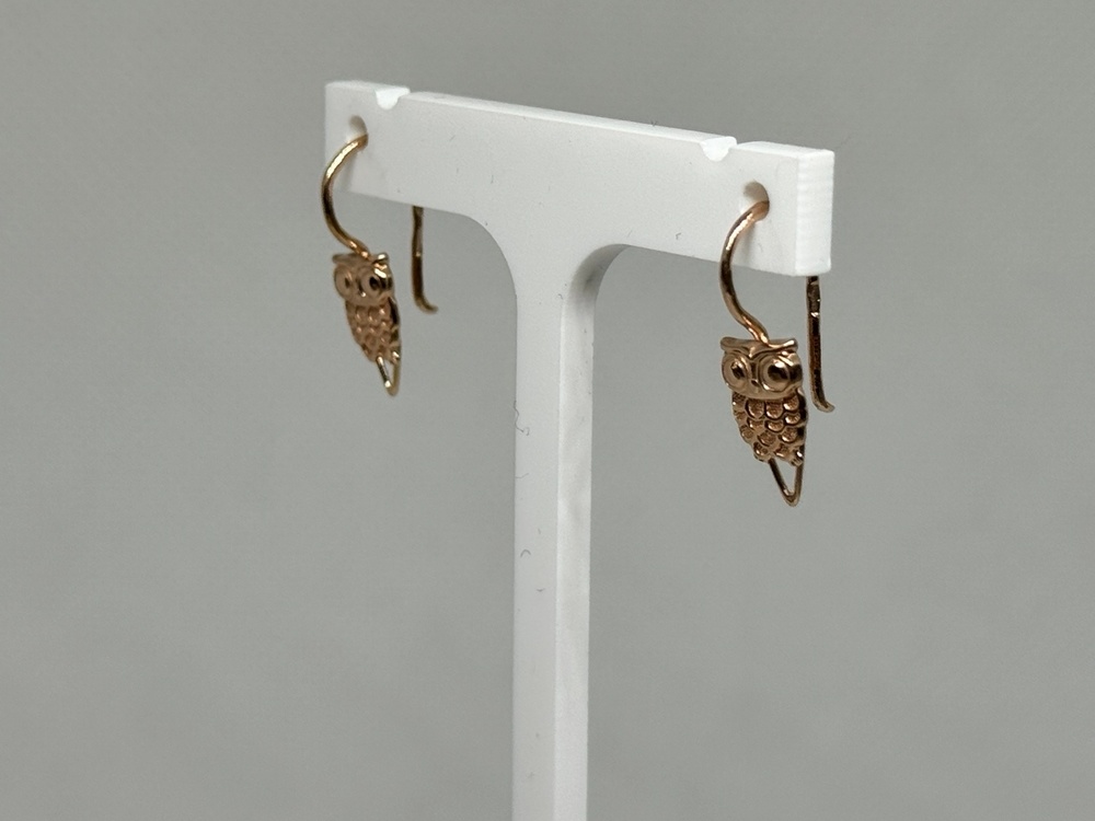 СБКМ585 СЕРЬГИ БЕЗ КАМНЯ (Au 585)