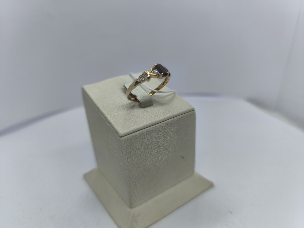 КОЛКМИ585 КОЛЬЦО С КАМНЯМИ (Au 585)