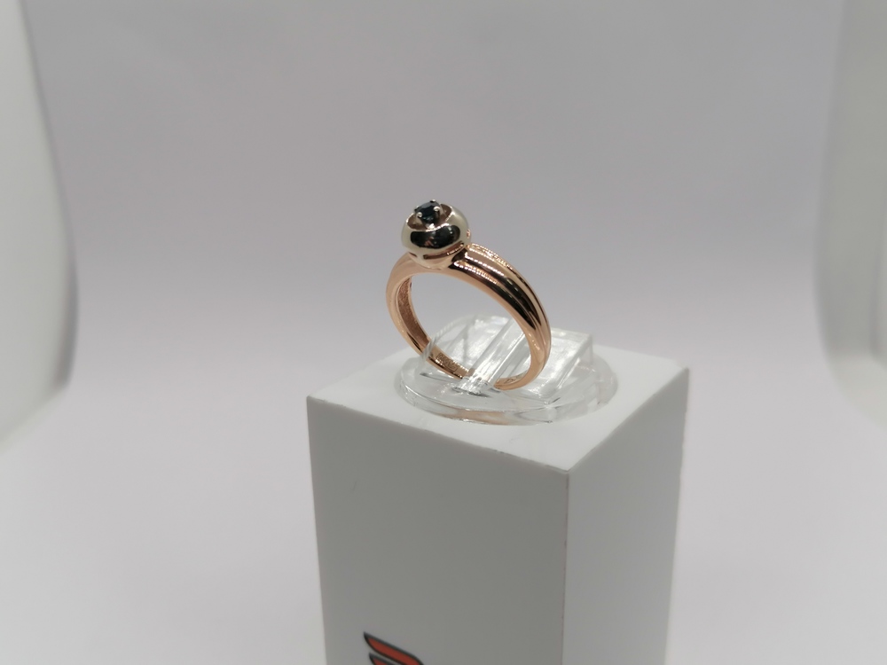 КОЛКМ585 КОЛЬЦО С КАМНЕМ (Au 585)