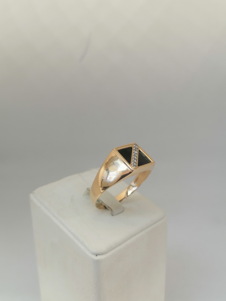 ПЕЧАТКА С КАМНЯМИ (Au 585)