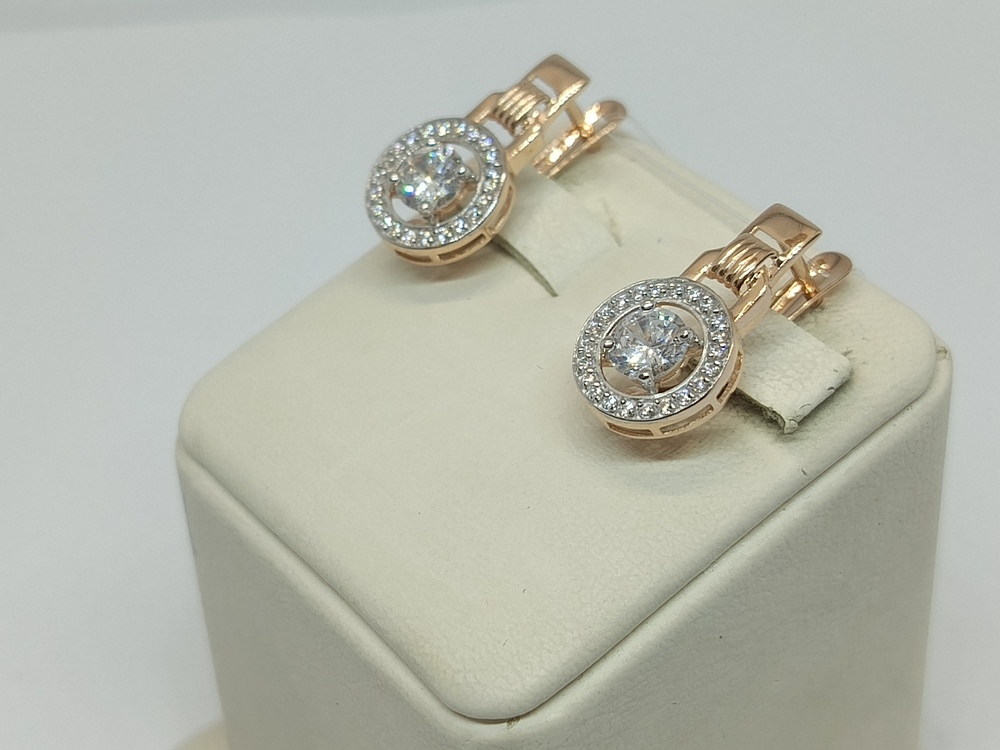 СЕРЬГИ С КАМНЯМИ (Au 585)