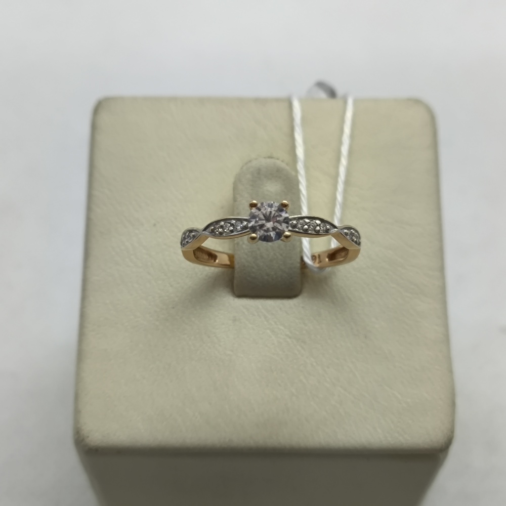 КОЛКМИ585 КОЛЬЦО С КАМНЯМИ (Au 585)