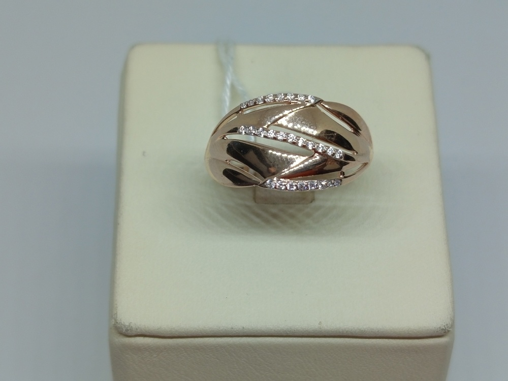 КОЛКМИ585 КОЛЬЦО С КАМНЯМИ (Au 585)