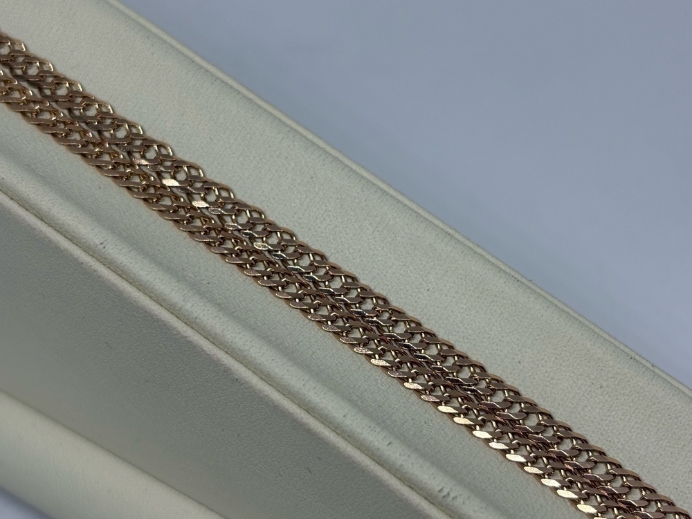 ЦЕПЬ ПОЛНОВЕСНАЯ Ромб двойной (Au 585)