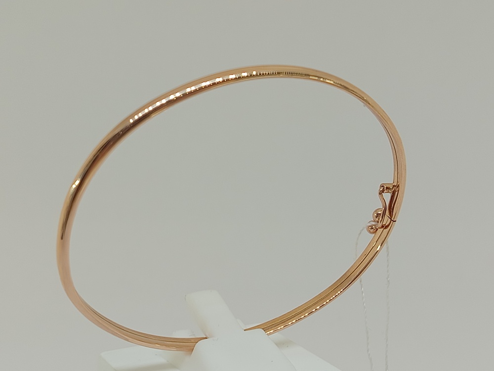 022117 БРАСЛЕТ ЖЕСТКИЙ без камня (Au 585)