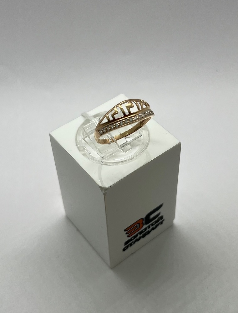 КОЛКМИ585 КОЛЬЦО С КАМНЯМИ (Au 585)