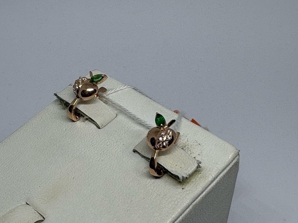 СЕРЬГИ С КАМНЯМИ (Au 585)