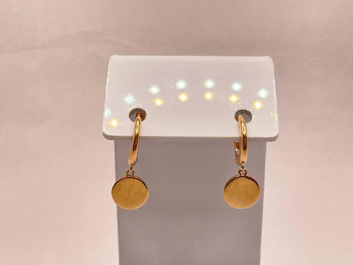 СЕРЬГИ БЕЗ КАМНЯ (Au 585)