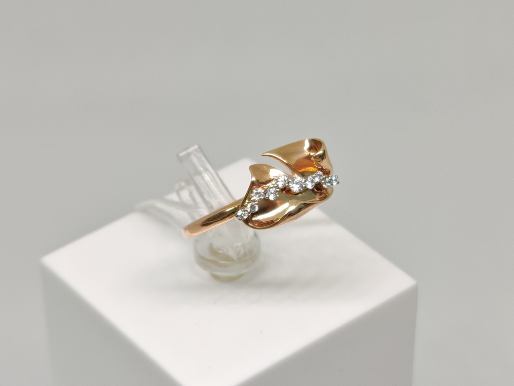 КОЛКМИ585 КОЛЬЦО С КАМНЯМИ (Au 585)