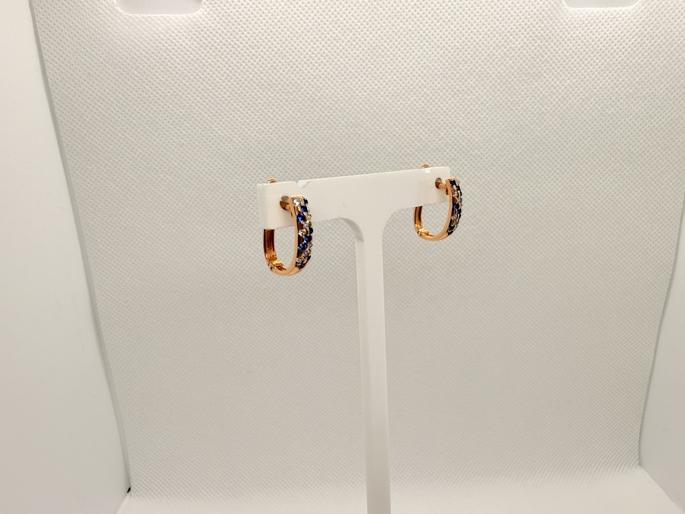 СЕРЬГИ С КАМНЯМИ (Au 585)