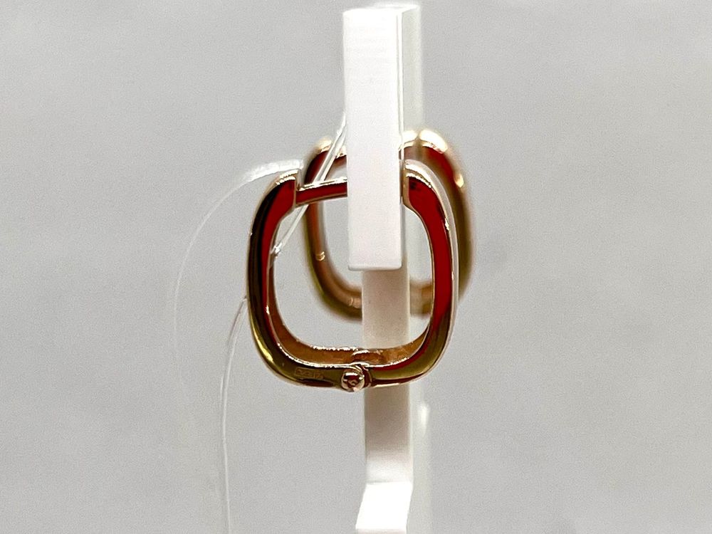 СЕРЬГИ БЕЗ КАМНЯ (Au 585)