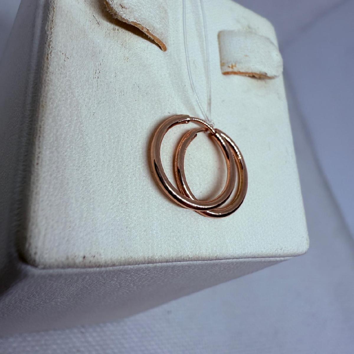 СЕРЬГИ КОНГО без камня (Au 585)