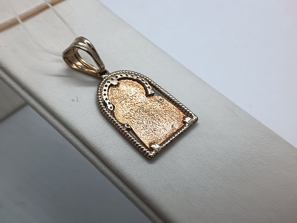 1802БК ПОДВЕСКА ИКОНА без камня (Au 585)