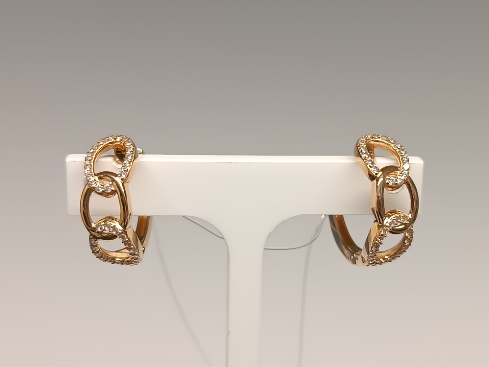 СЕРЬГИ С КАМНЯМИ (Au 585)