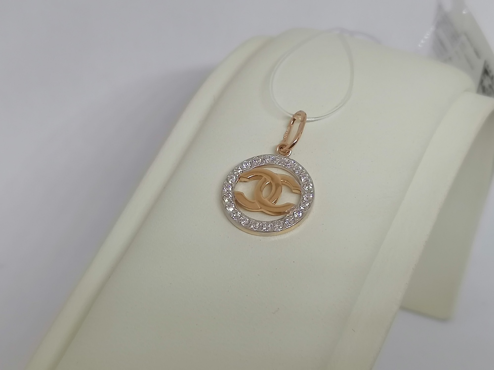 ПОДВЕСКА С КАМНЯМИ (Au 585)