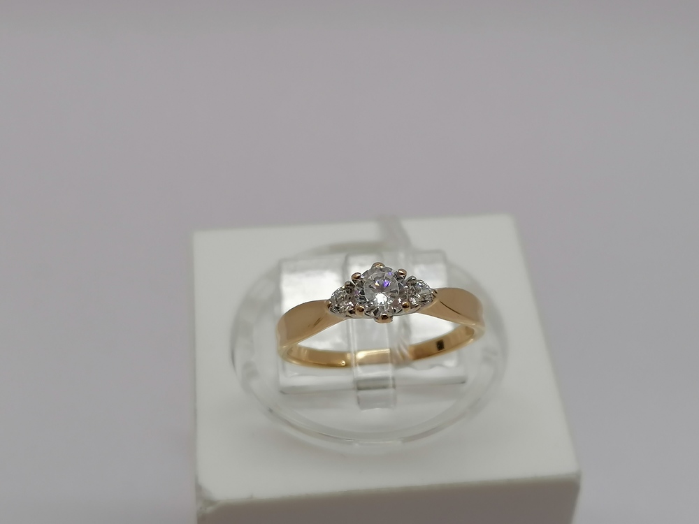 КОЛКМИ585 КОЛЬЦО С КАМНЯМИ (Au 585)