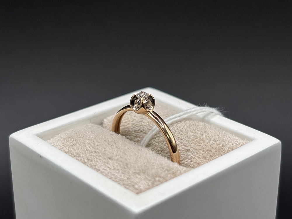 КОЛЬЦО БРИЛЛИАНТ Au 585