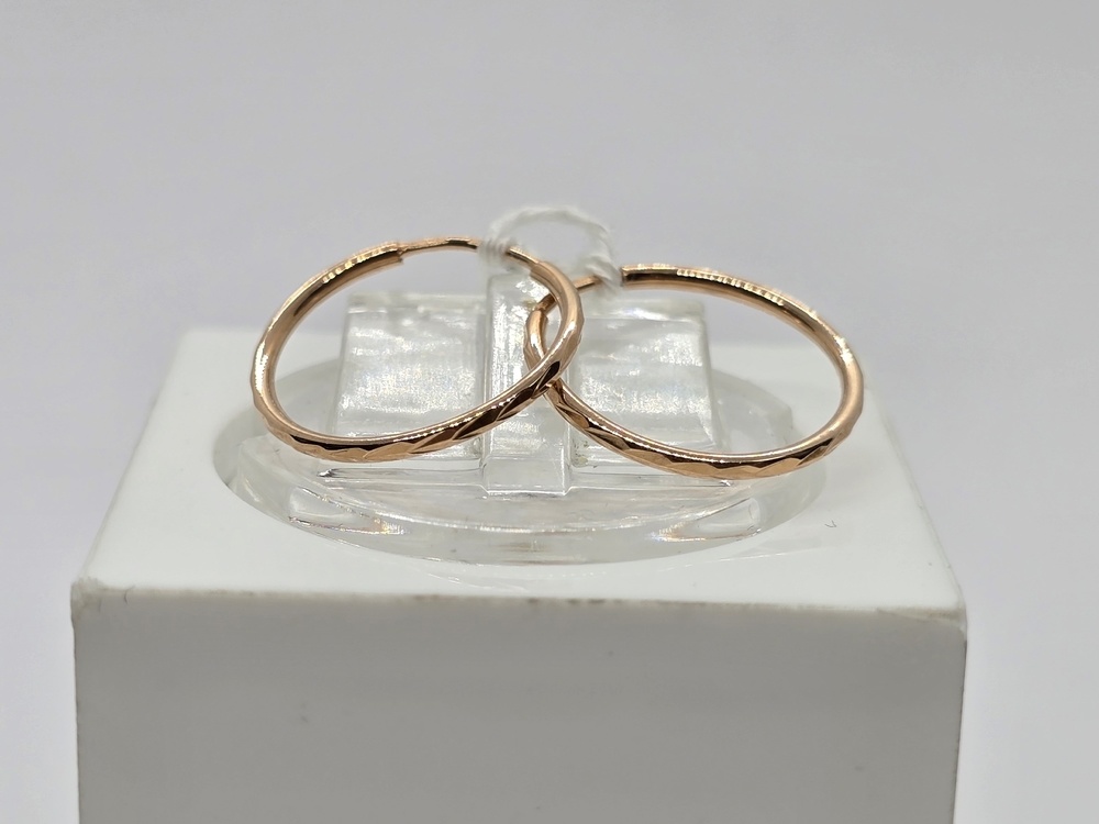 СКОН585 СЕРЬГИ КОНГО (Au 585)