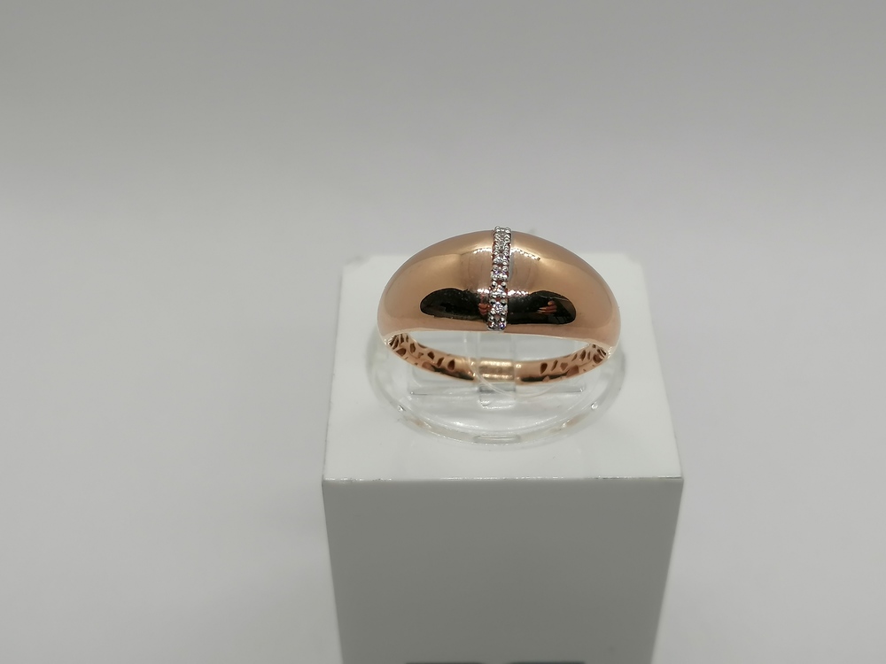 КОЛЬЦО С КАМНЯМИ (Au 585)