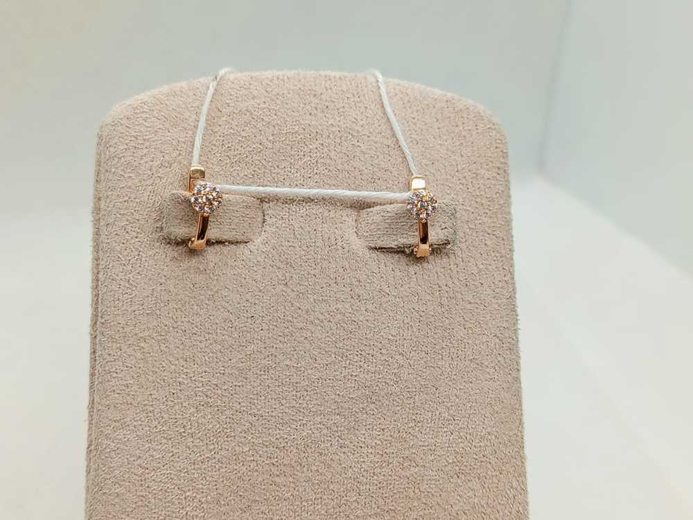 СКМИ585 СЕРЬГИ С КАМНЯМИ (Au 585)