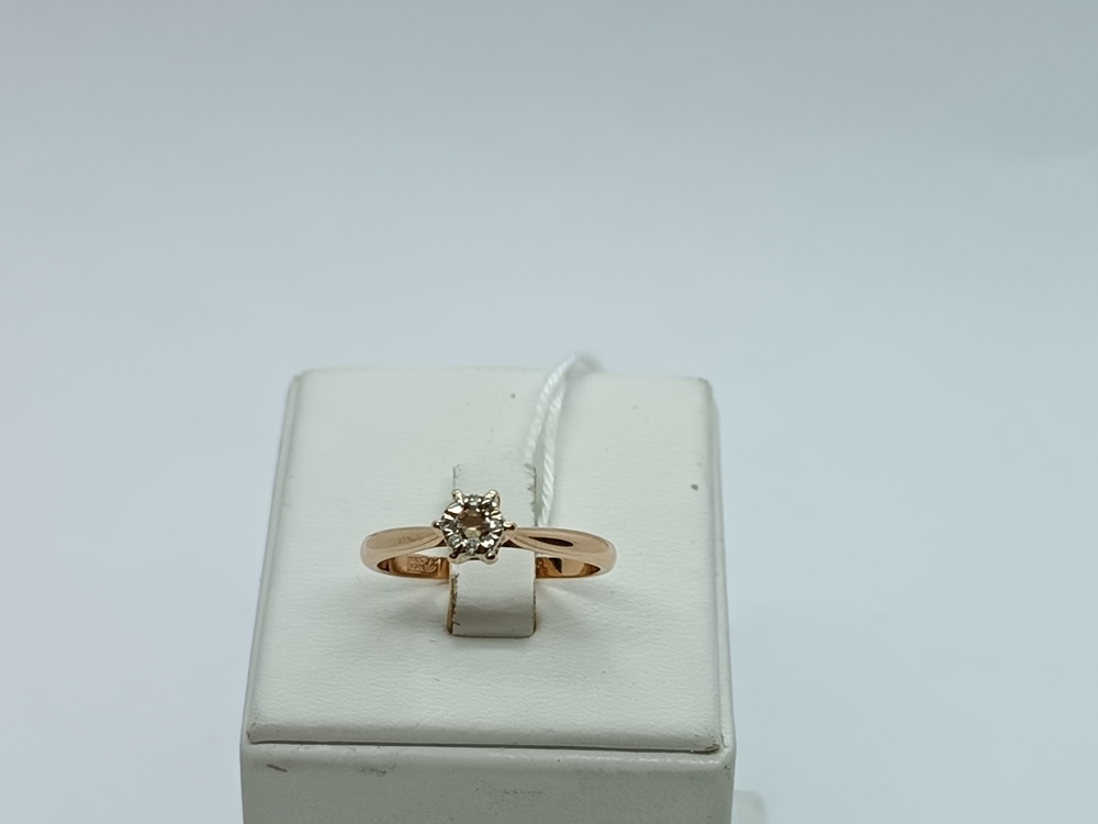 КОЛЬЦО БРИЛЛИАНТ Au 585