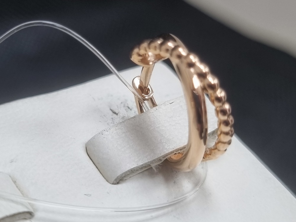 СЕРЬГИ БЕЗ КАМНЯ (Au 585)