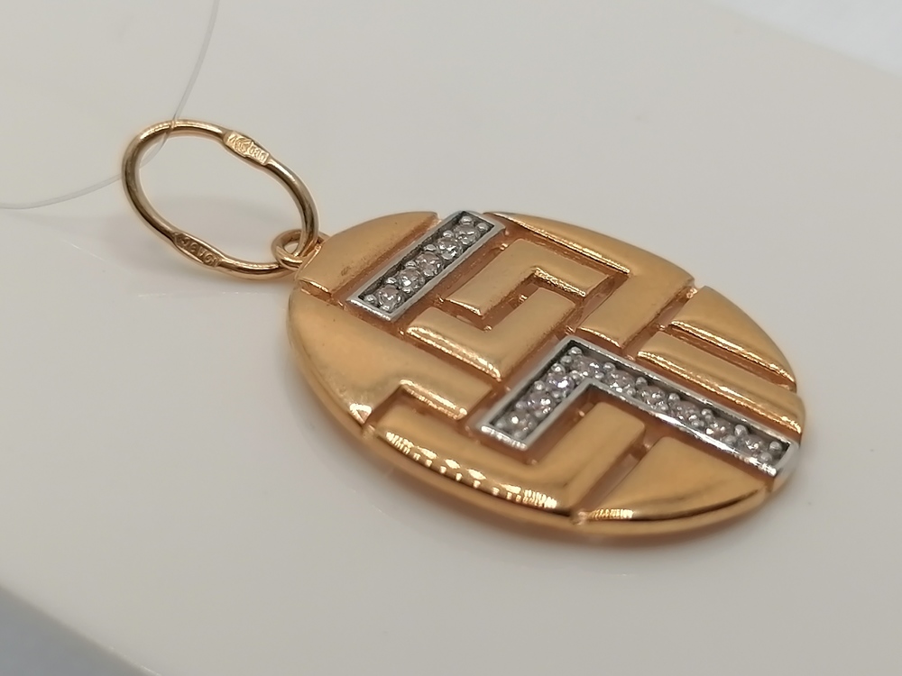 ПОДВЕСКА С КАМНЯМИ (Au 585)