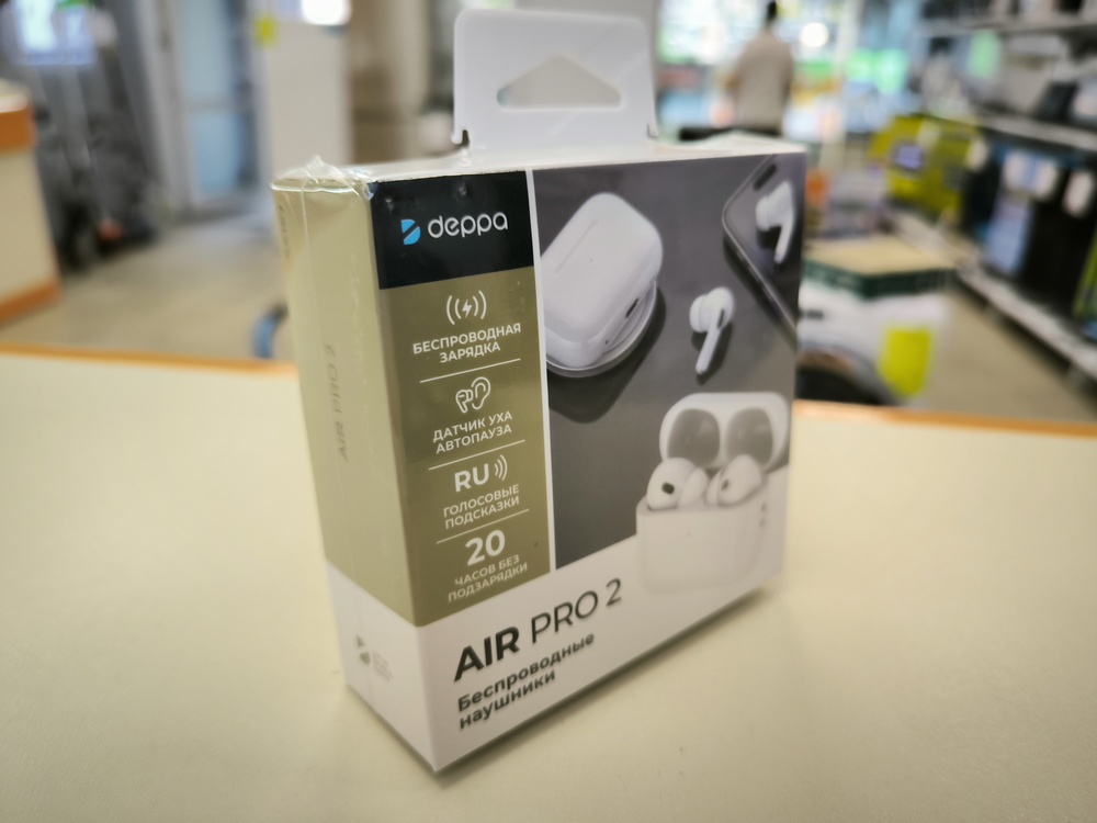 Наушники беспроводные Deppa 44167 Air Pro 2