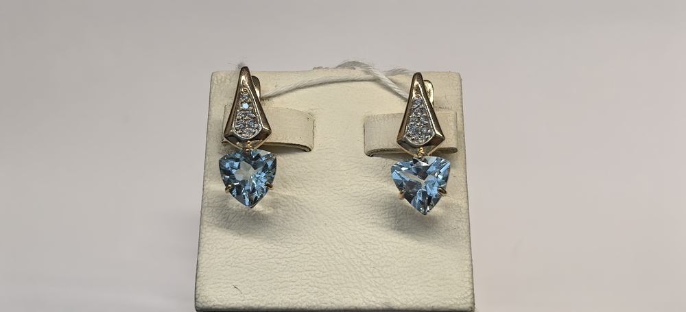 СЕРЬГИ С КАМНЯМИ (Au 585)