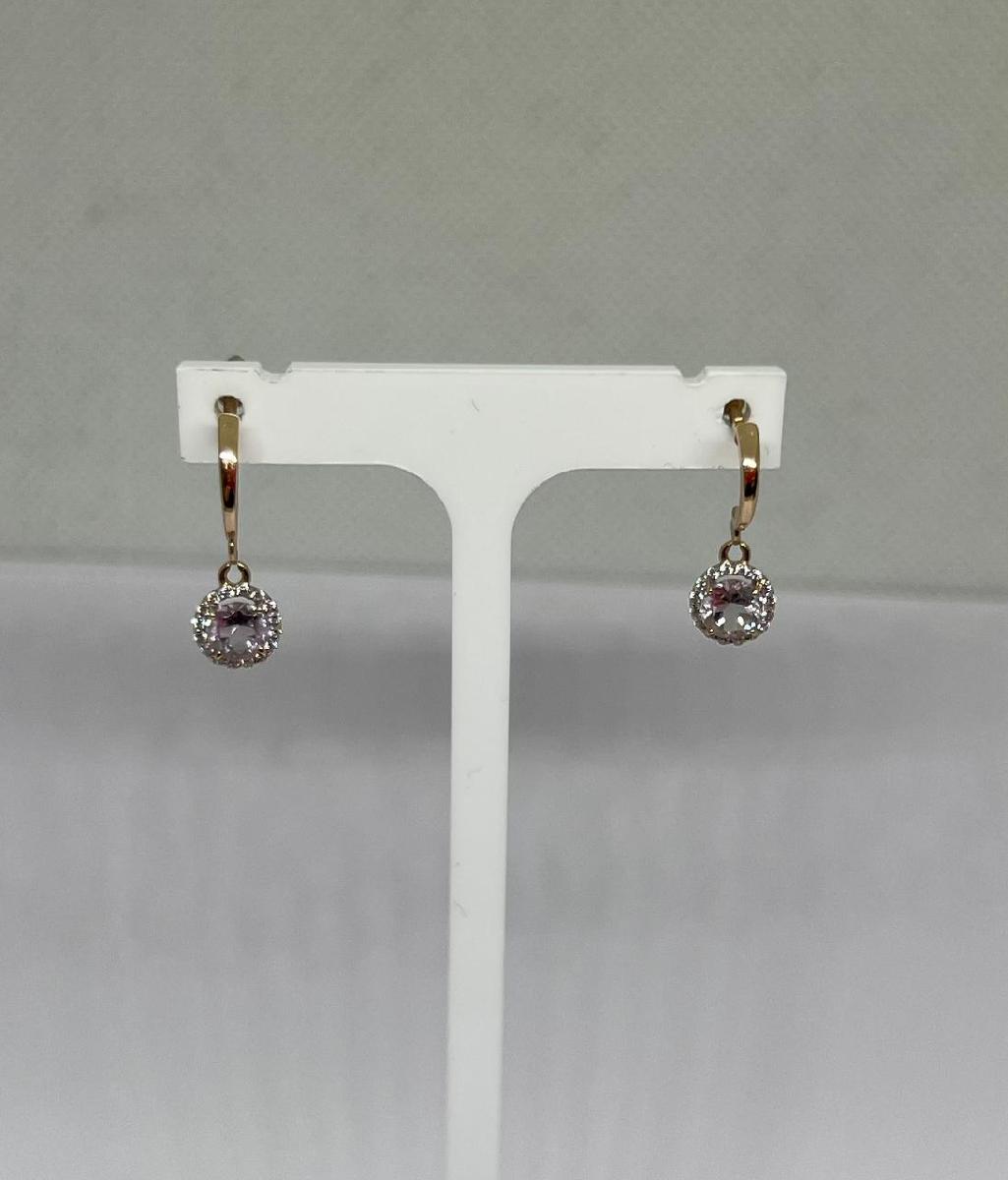 СЕРЬГИ С КАМНЯМИ (Au 585)