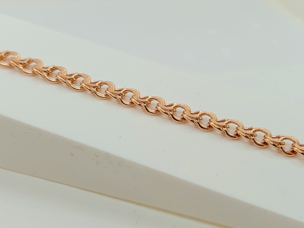 БРАСЛЕТ ПУСТОТЕЛЫЙ Бисмарк (Au 585)