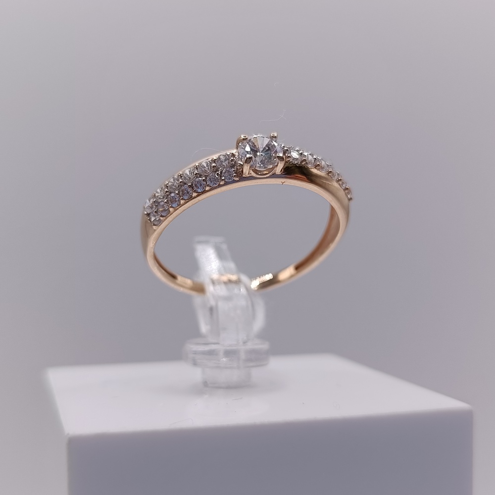 КОЛКМИ585 КОЛЬЦО С КАМНЯМИ (Au 585)