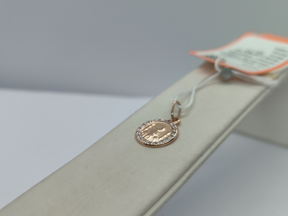 ПОДВЕСКА МЕЧЕТЬ С КАМНЯМИ (Au 585)