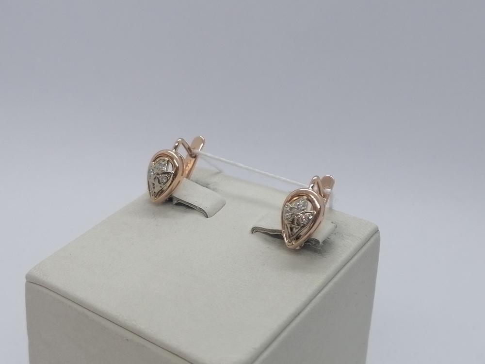 СЕРЬГИ БРИЛЛИАНТ Au 583