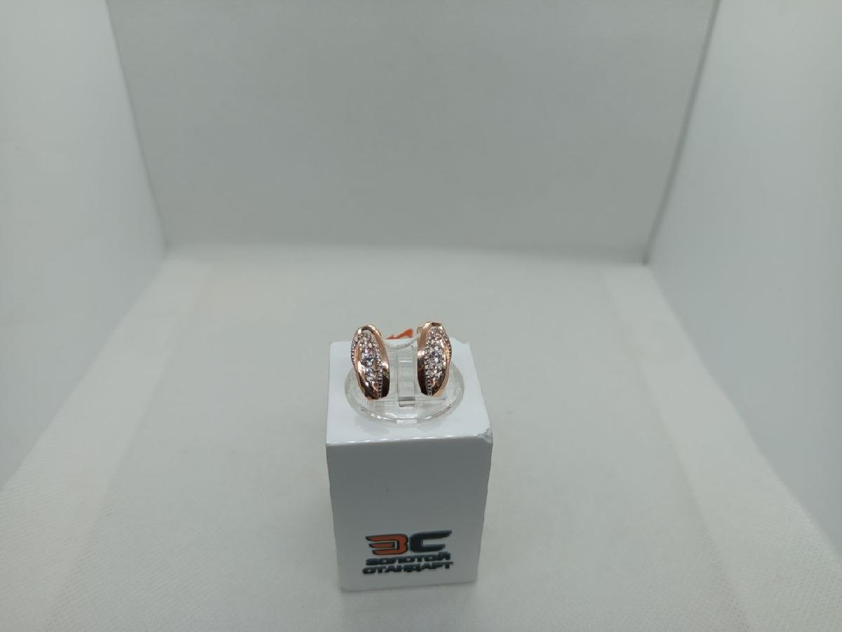 СКМИ585 СЕРЬГИ С КАМНЯМИ (Au 585)