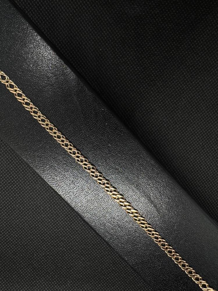 БРАСЛЕТ ПОЛНОВЕСНЫЙ Ромб двойной Au 585