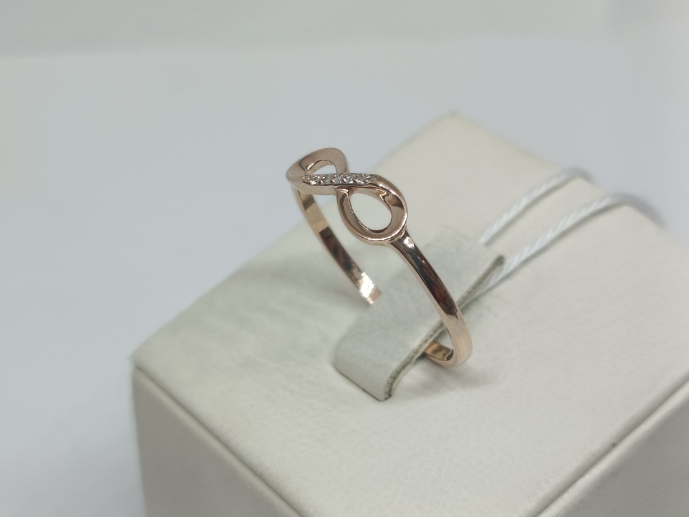 КОЛЬЦО С КАМНЯМИ (Au 585)