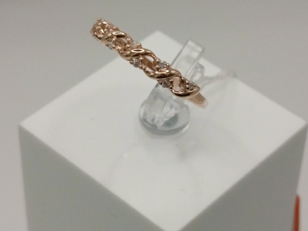 КОЛКМИ585 КОЛЬЦО С КАМНЯМИ (Au 585)