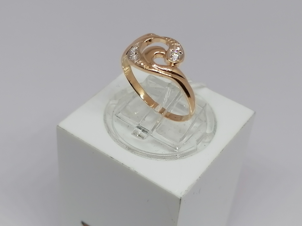 КОЛКМИ585 КОЛЬЦО С КАМНЯМИ (Au 585)