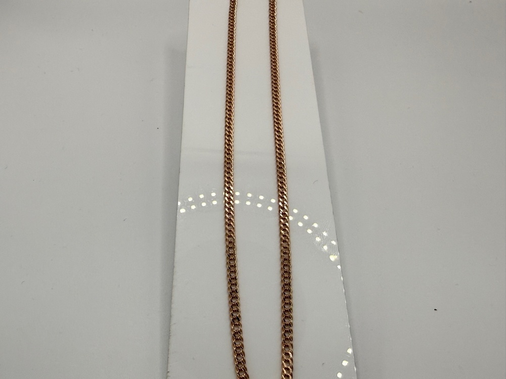 ЦЕПЬ ПУСТОТЕЛАЯ Ромб двойной (Au 585)